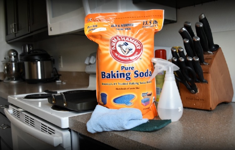 baking soda vệ sinh phòng bếp