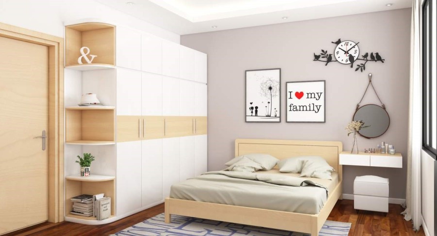 sắp xếp phòng ngủ nhỏ