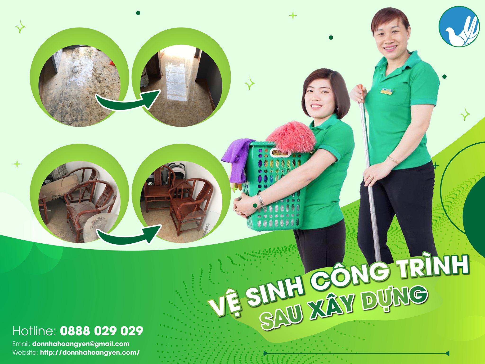 dọn nhà sau xây dựng